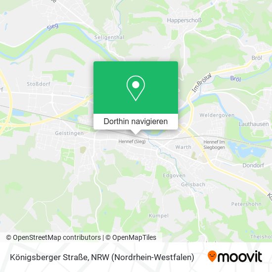 Königsberger Straße Karte