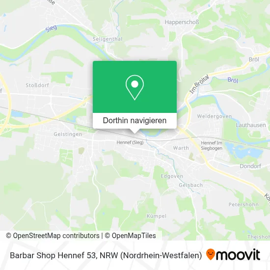 Barbar Shop Hennef 53 Karte