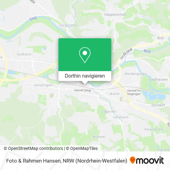 Foto & Rahmen Hansen Karte