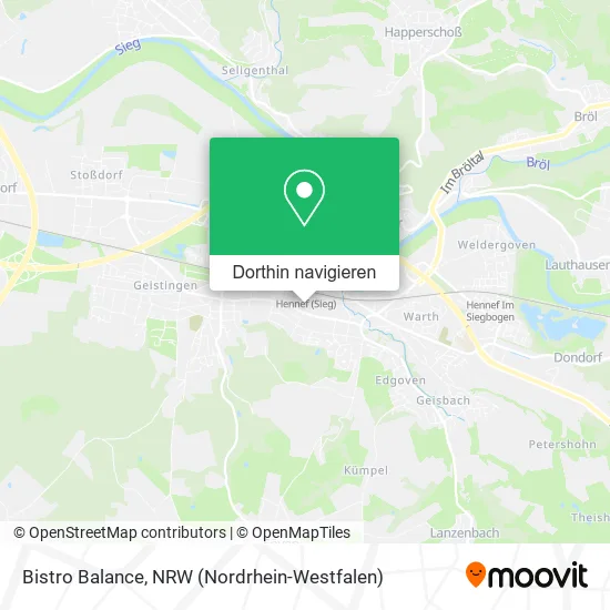 Bistro Balance Karte