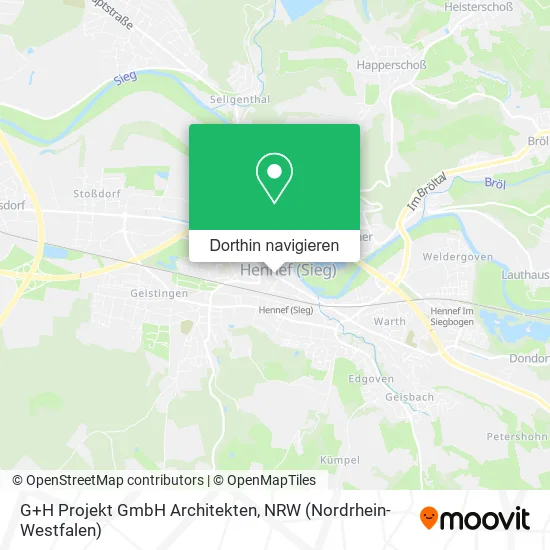 G+H Projekt GmbH Architekten Karte