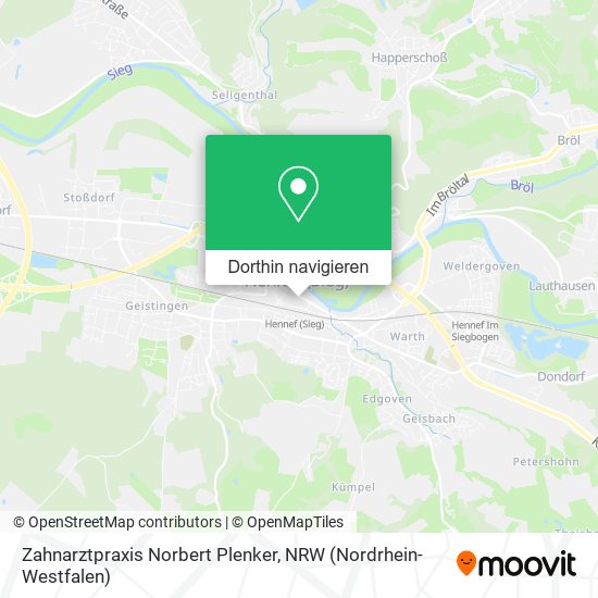 Zahnarztpraxis Norbert Plenker Karte