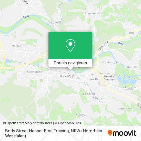 Body Street Hennef Ems Training Karte