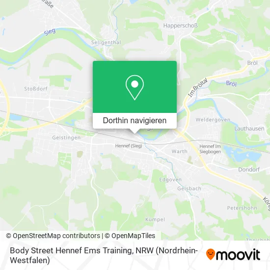 Body Street Hennef Ems Training Karte