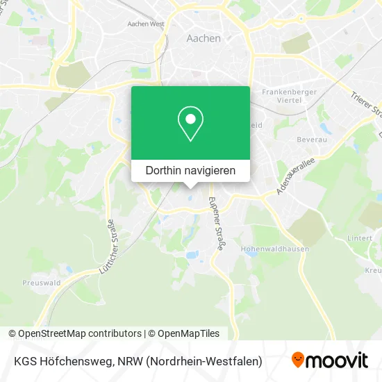 KGS Höfchensweg Karte