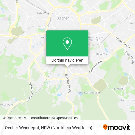 Oecher Weindepot Karte