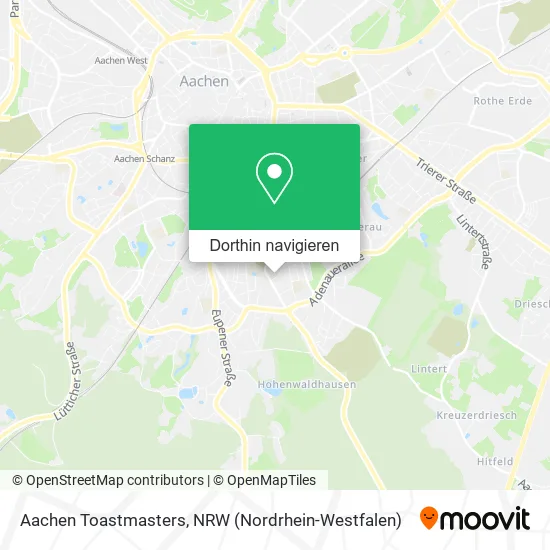 Aachen Toastmasters Karte