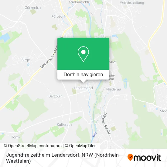 Jugendfreizeitheim Lendersdorf Karte