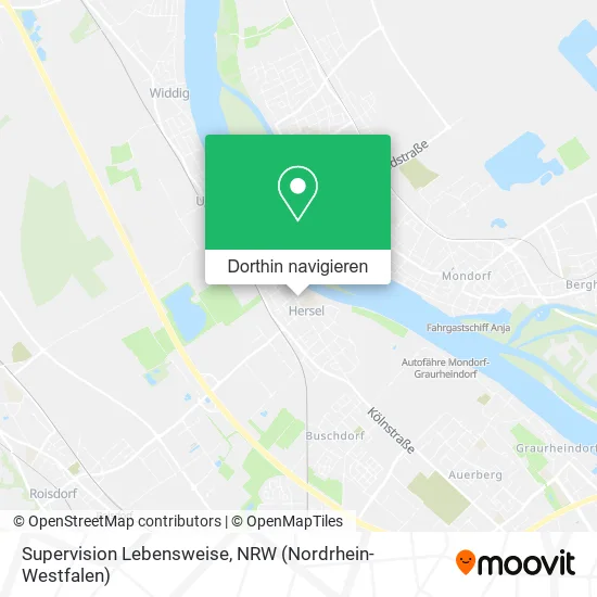 Supervision Lebensweise Karte