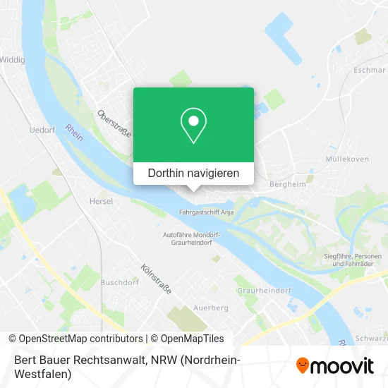 Bert Bauer Rechtsanwalt Karte