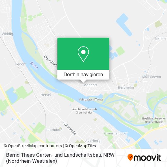 Bernd Thees Garten- und Landschaftsbau Karte
