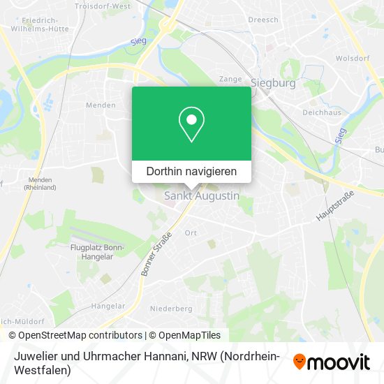 Juwelier und Uhrmacher Hannani Karte