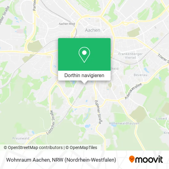 Wohnraum Aachen Karte