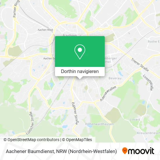 Aachener Baumdienst Karte