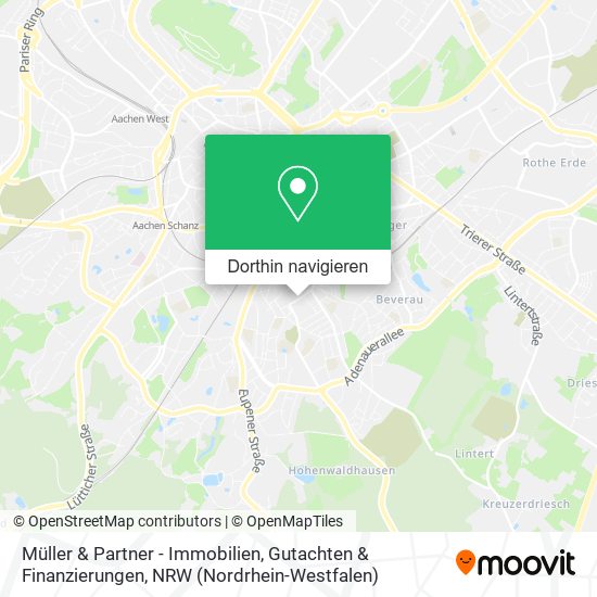 Müller & Partner - Immobilien, Gutachten & Finanzierungen Karte