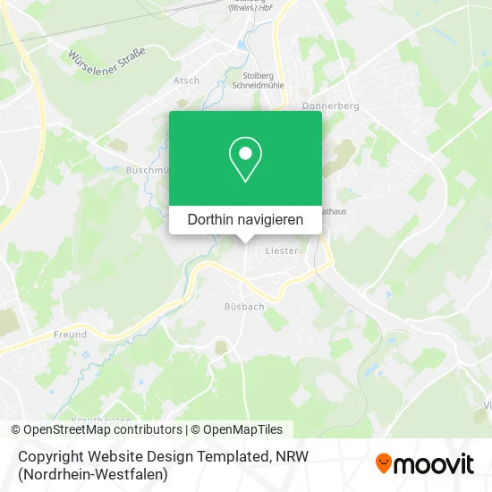 Copyright Website Design Templated Karte