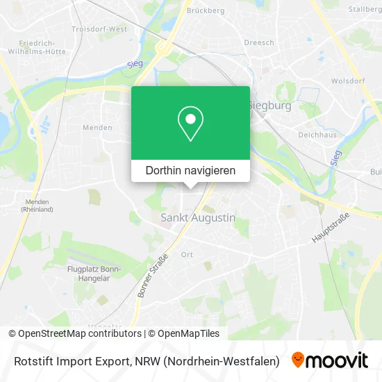 Rotstift Import Export Karte