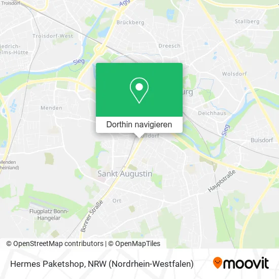 Hermes Paketshop Karte