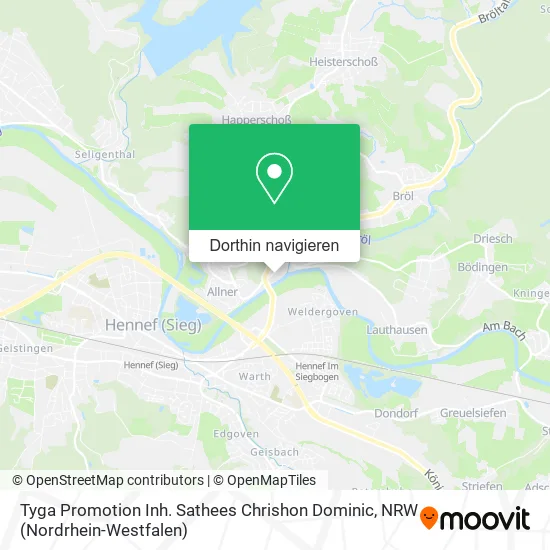 Tyga Promotion Inh. Sathees Chrishon Dominic Karte