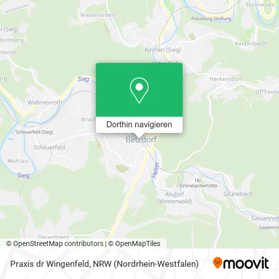 Praxis dr Wingenfeld Karte