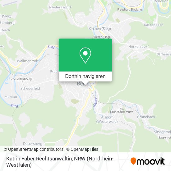 Katrin Faber Rechtsanwältin Karte