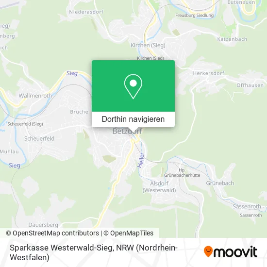 Sparkasse Westerwald-Sieg Karte