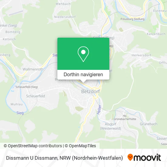 Dissmann U Dissmann Karte