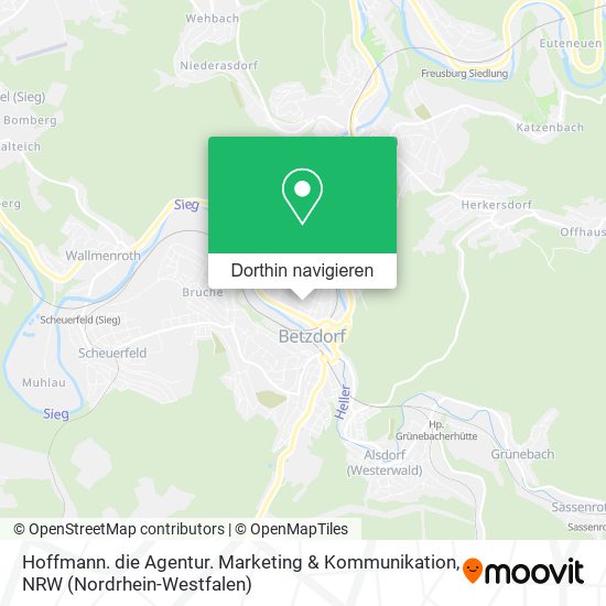 Hoffmann. die Agentur. Marketing & Kommunikation Karte