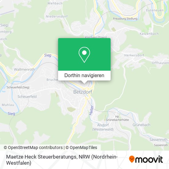 Maetze Heck Steuerberatungs Karte