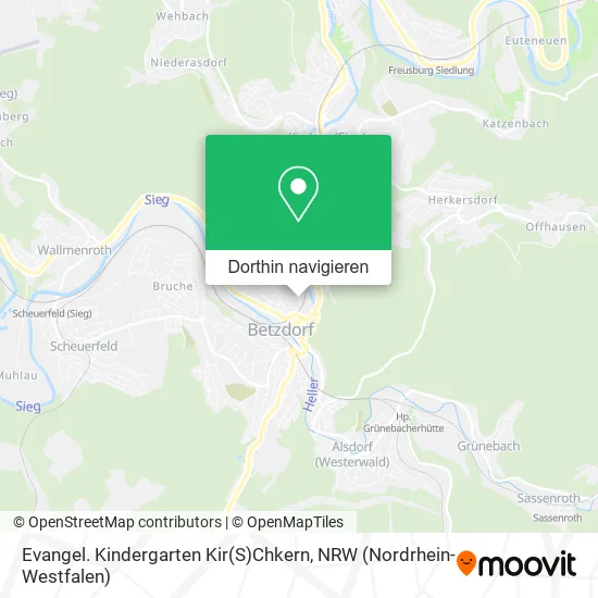 Evangel. Kindergarten Kir(S)Chkern Karte