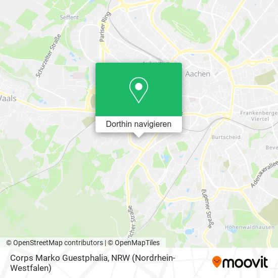 Corps Marko Guestphalia Karte