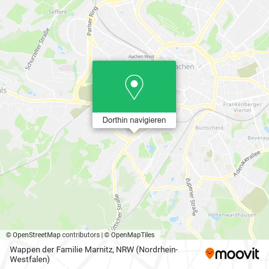 Wappen der Familie Marnitz Karte