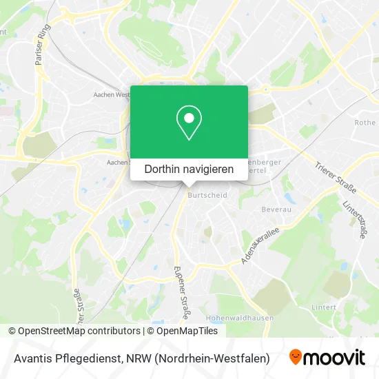 Avantis Pflegedienst Karte