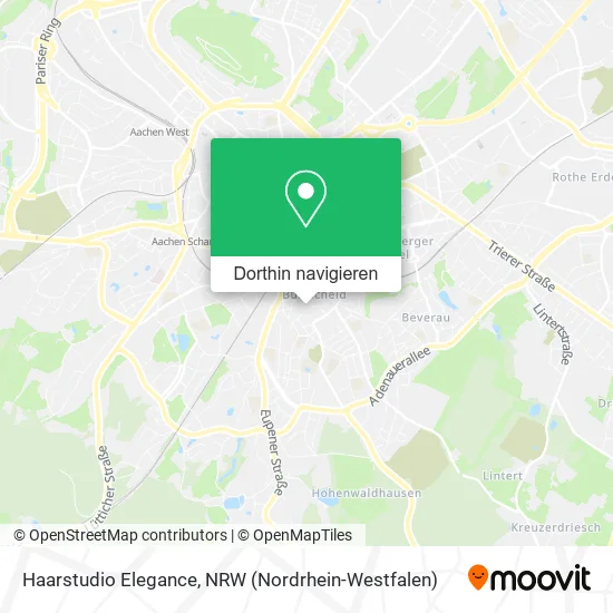 Haarstudio Elegance Karte