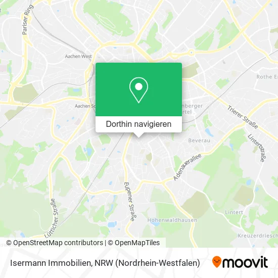 Isermann Immobilien Karte