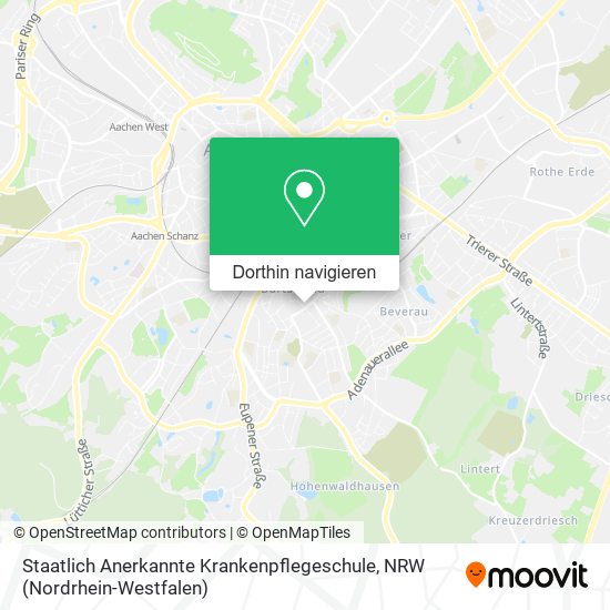 Staatlich Anerkannte Krankenpflegeschule Karte