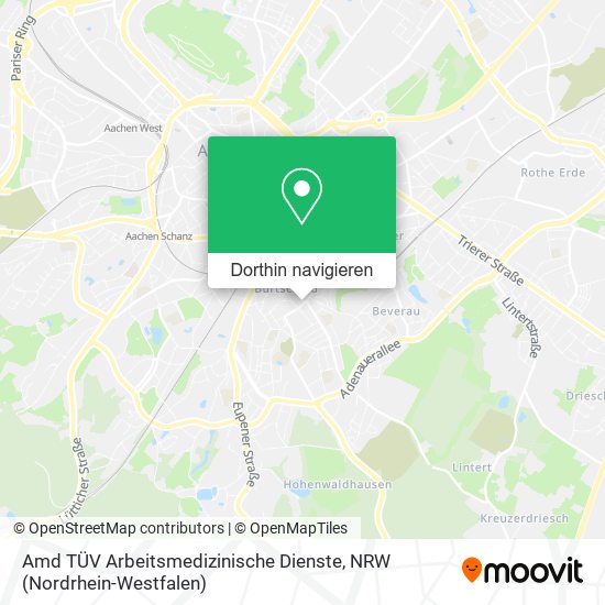 Amd TÜV Arbeitsmedizinische Dienste Karte