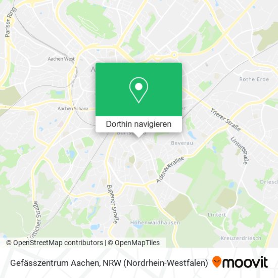 Gefässzentrum Aachen Karte