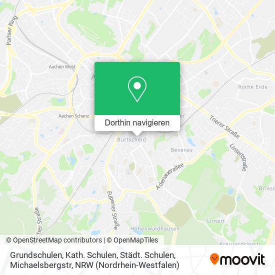 Grundschulen, Kath. Schulen, Städt. Schulen, Michaelsbergstr Karte