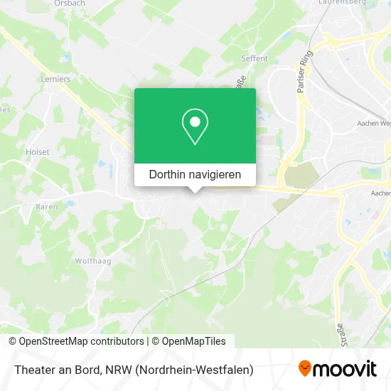 Theater an Bord Karte