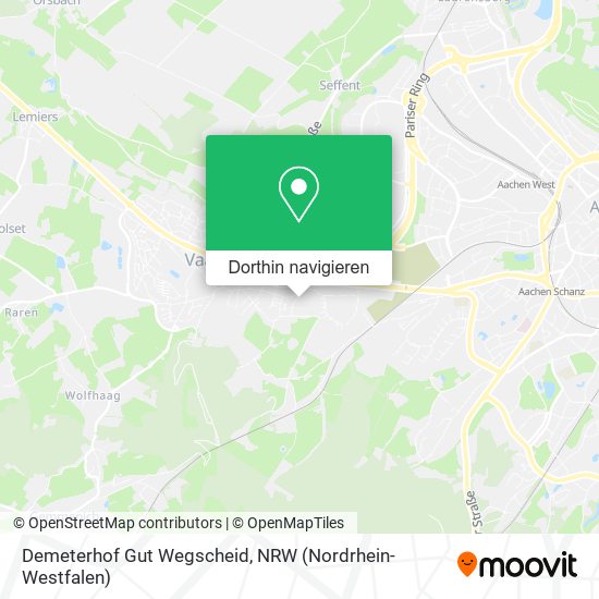 Demeterhof Gut Wegscheid Karte