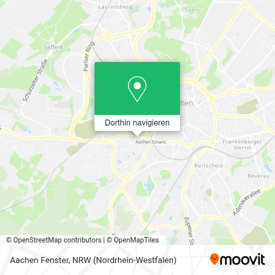 Aachen Fenster Karte