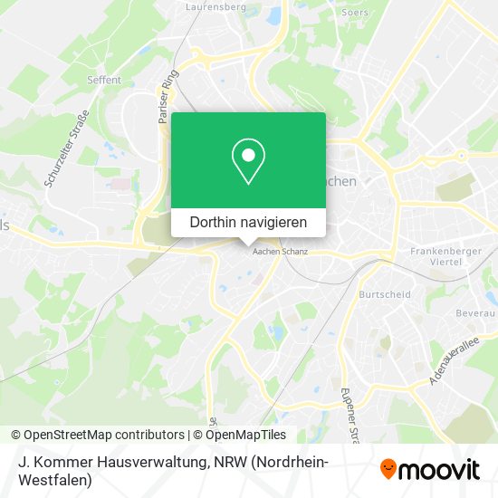 J. Kommer Hausverwaltung Karte