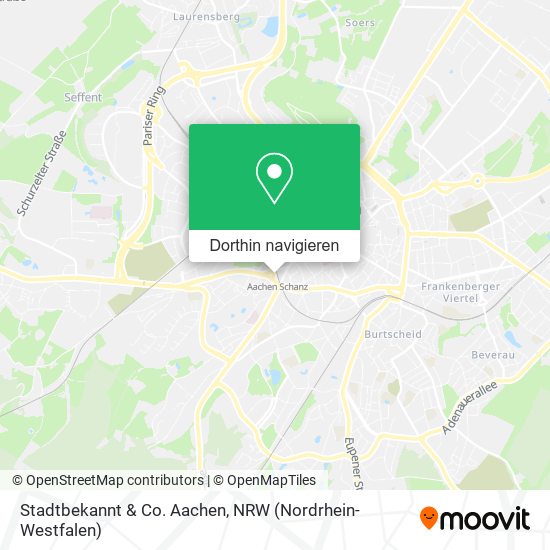 Stadtbekannt & Co. Aachen Karte