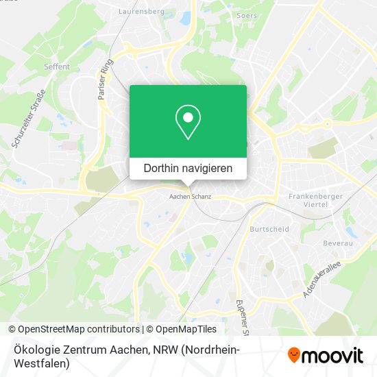 Ökologie Zentrum Aachen Karte