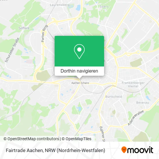 Fairtrade Aachen Karte