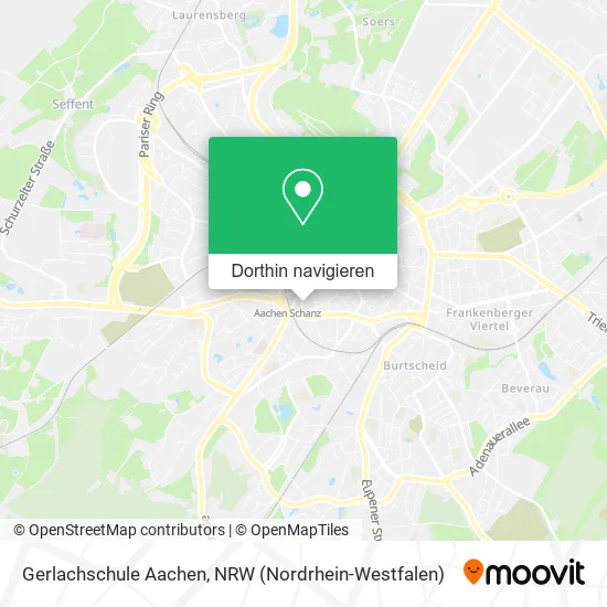 Gerlachschule Aachen Karte