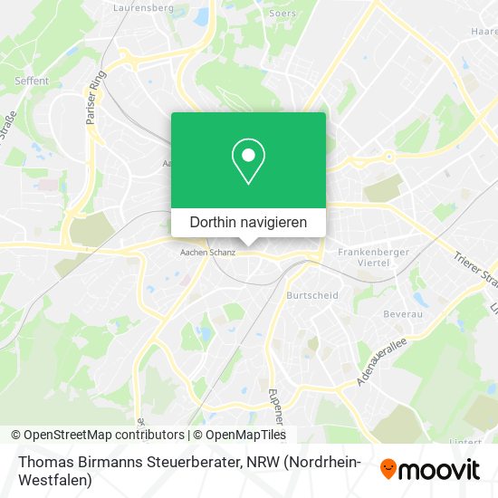 Thomas Birmanns Steuerberater Karte