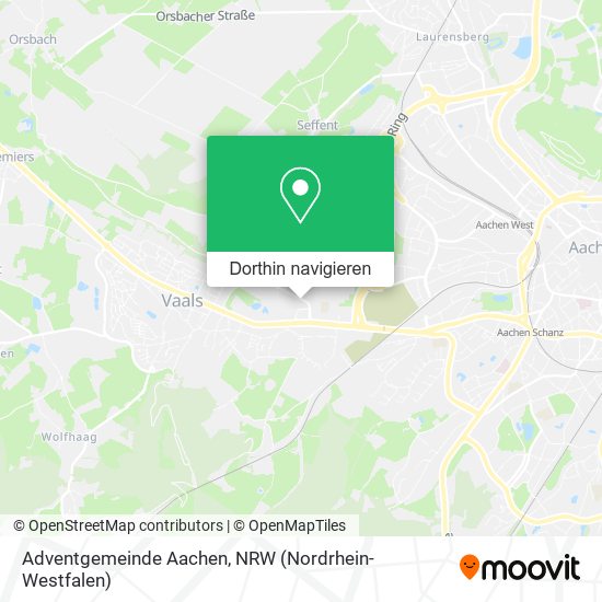 Adventgemeinde Aachen Karte