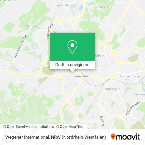 Wegener International Karte